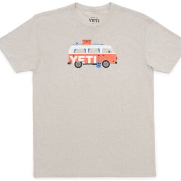 Yeti Tops - Yeti Volkswagen Bus Graphic T Shirt unisex size Small